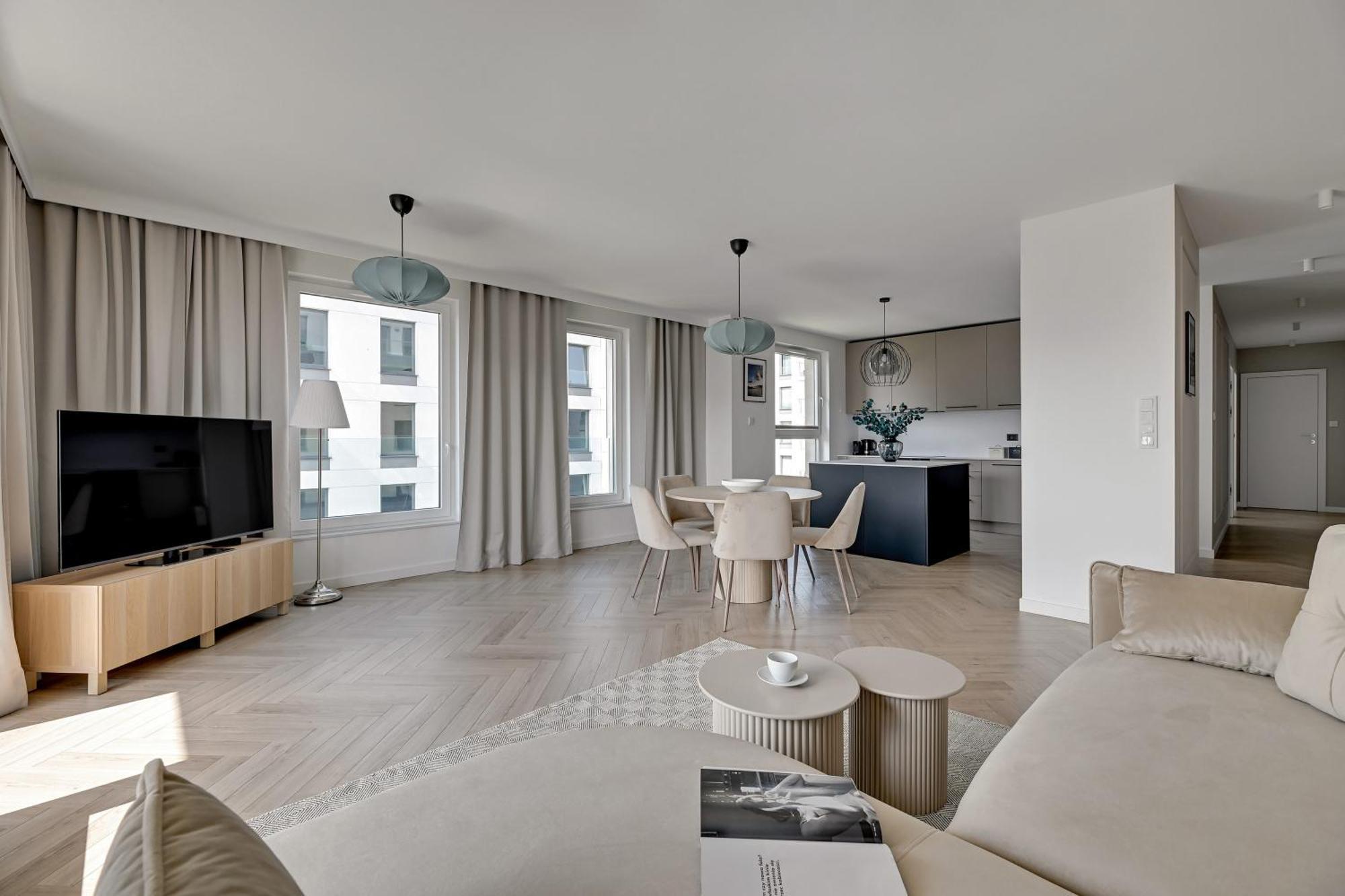 Przystan Letnica Seaside By Downtown Apartments Danzig Exterior foto