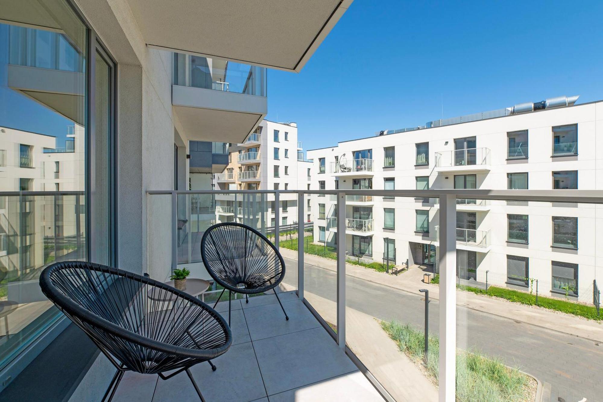 Przystan Letnica Seaside By Downtown Apartments Danzig Zimmer foto
